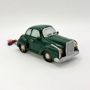 Vintage St. Nicholas Square Just Married Metal Car Light Up Christmas Village